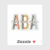 ANWENDBARE Verhaltensanalyse ABA - Verhaltensthera Aufkleber (Blatt)