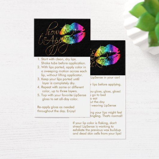 Anwenden & Tipps - Regenbogenlippen (Schreibtisch)