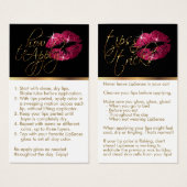 Anwenden und Tipps - Warme rosa Glitzer Lippen (Vorne & Hinten)