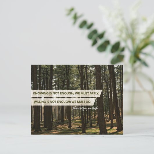 Anwendung und Durchführung Postkarte (Stehend Vorderseite)