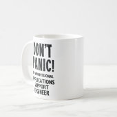 Anwendungs-Support-Engineer Kaffeetasse (Vorderseite Links)