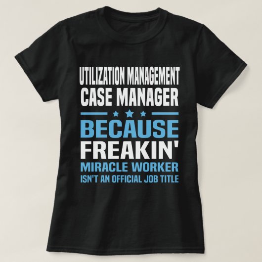 Anwendungsmanagement-Fallmanager T-Shirt (Design vorne)