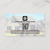 Anwesen Agent Visitenkarte (Rückseite)