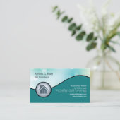 Anwesen Agent Visitenkarte Glossar House Symbol (Stehend Vorderseite)