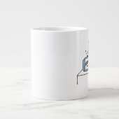 Anwesen Anwalt Probate Law Cartoon Funny Jumbo Jumbo-Tasse (Vorderseite)