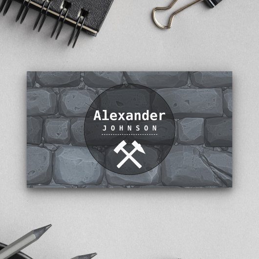 Anwesen-Bausteine Visitenkarte