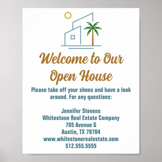 Anwesen Company Custom Open House Poster (Vorne)