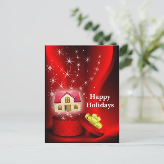 Anwesen-Ferienkarten Feiertagspostkarte (Stehend Vorderseite)