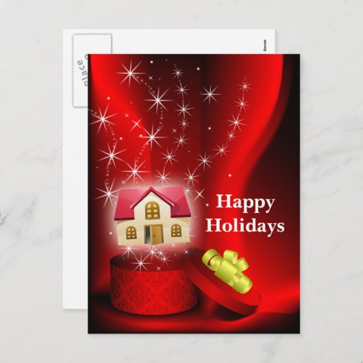 Anwesen-Ferienkarten Feiertagspostkarte (Vorne/Hinten)