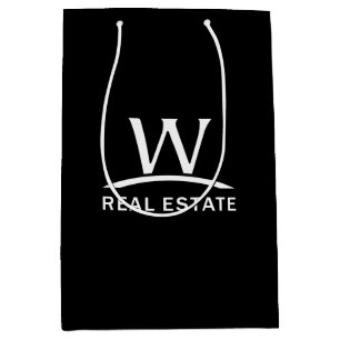 Anwesen-Geschenk-Tasche W wirkliche Mittlere Geschenktüte