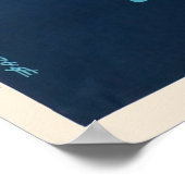 Anwesen in Sizilien, Reiseplakat Poster (Ecke)