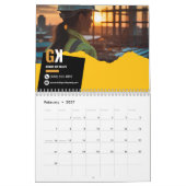 Anwesen-Kalender | Schwarz & Gold Realtor-Design Kalender (Feb 2027)