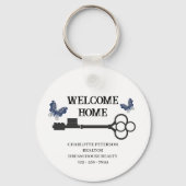 Anwesen-Käufer-Frühjahrsgeschenk Schlüsselanhänger (Rückseite)