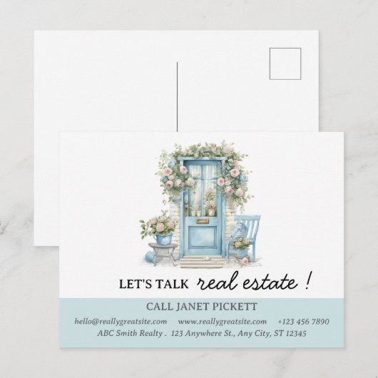 Anwesen Landwirtschaft oder Marketing Postkarte (Vorne/Hinten)