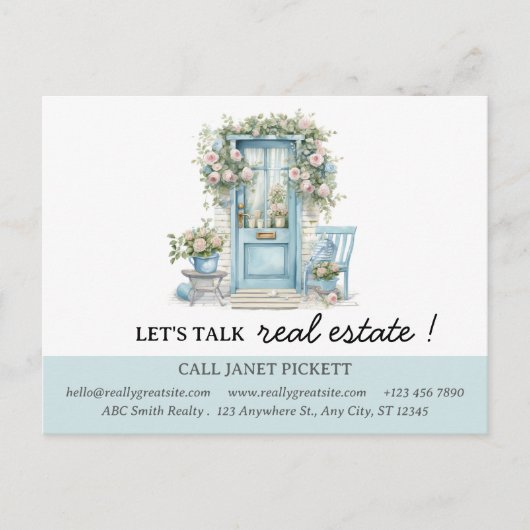 Anwesen Landwirtschaft oder Marketing Postkarte (Vorderseite)