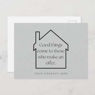 Anwesen Marketing für die Landwirtschaft Postkarte