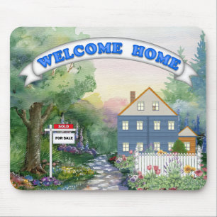 Anwesen-Maus-Pad zum Anpassen der Visitenkarte Mousepad