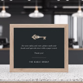 Anwesen- oder Einzelhandelsbadezimmer Handwäsche Poster