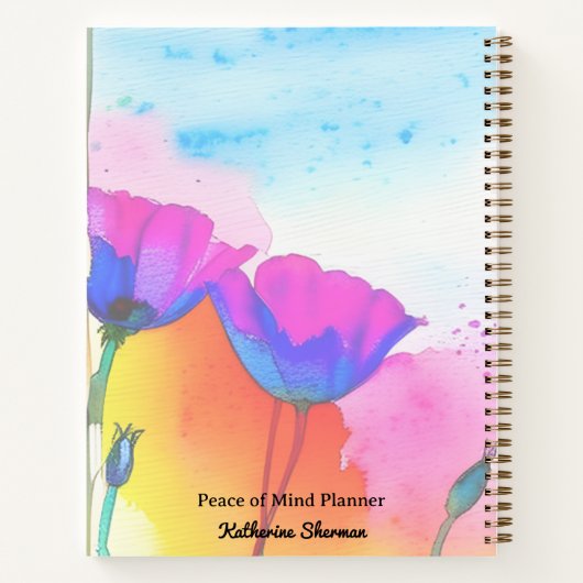 Anwesen Planning Peace of Mind End Planner Notizblock (Rückseite)