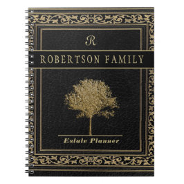 Anwesen-Planung und Vertrauensunterlagen Notizblock