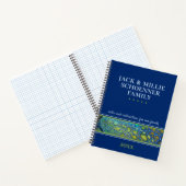 Anwesen-Planungsanleitungen für moderne Blaue Fami Notizblock (Innenseite)