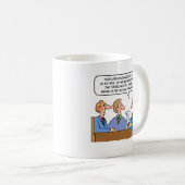 Anwesen Probate Anwalt Executor Cartoon Funny Kaffeetasse (VorderseiteRechts)