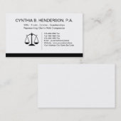 Anwesen-Rechtsanwalts-Geschäfts-Karten Visitenkarte (Vorne/Hinten)