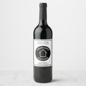 Anwesen-Unternehmen für benutzerdefinierte Logos R Weinetikett (Vorderseite)