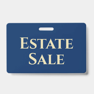 Anwesen-Vertriebsunterstützung Ausweis