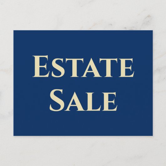 Anwesen-Vertriebsunterstützung Postkarte (Vorderseite)