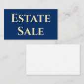 Anwesen-Vertriebsunterstützung Visitenkarte (Vorne/Hinten)