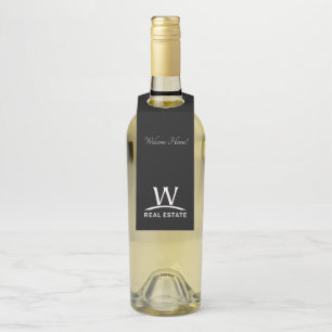 Anwesen-Wein-Flaschen-Kragen W wirklicher - Flaschenanhänger