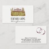 Anwesen | Weinstöcke Visitenkarte (Vorne/Hinten)