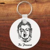 anwesend sein schlüsselanhänger (Vorderseite)