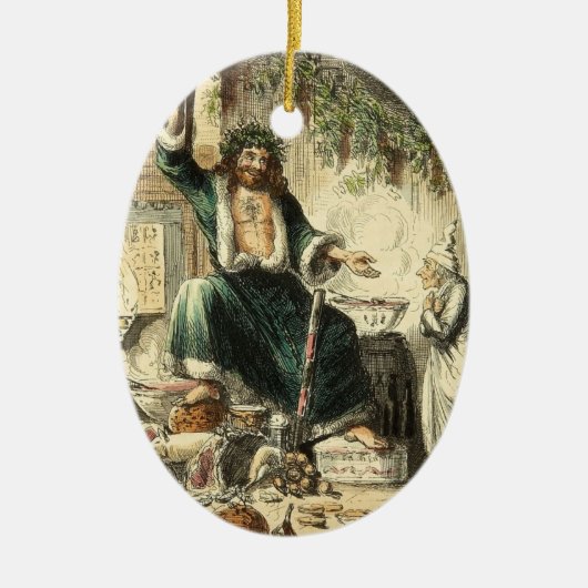 Anwesende zukünftige Verzierung Keramik Ornament (Vorne)