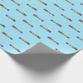 Anwesendes Zug-Packpapier Geschenkpapier (Ecke)