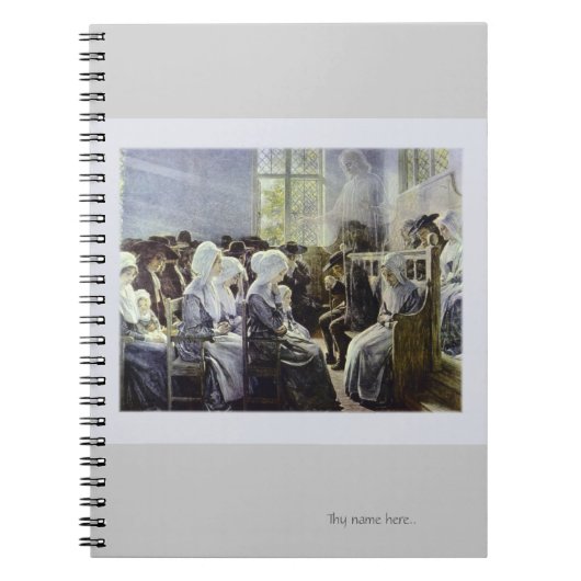 Anwesenheit in der Mitte Notizblock (Vorderseite)