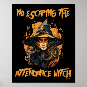 Anwesenheitsangestellter Schulverwaltung Anwesenhe Poster