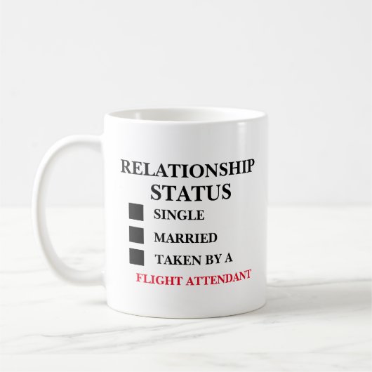Anwesenheitsflugstatus Kaffeetasse (Links)