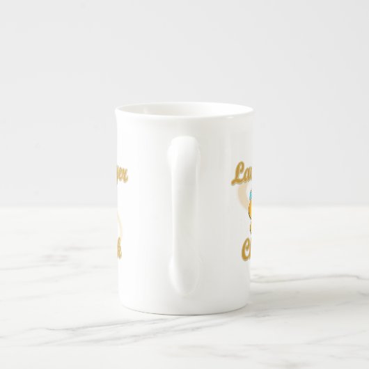 Anwyer Chick Porzellantasse (Rückseite)