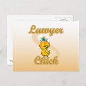 Anwyer Chick Postkarte (Vorne/Hinten)