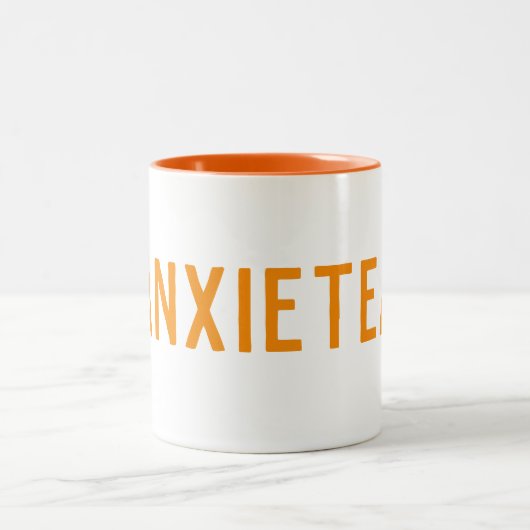 ANXIETEA-Tasse Zweifarbige Tasse (Mittel)
