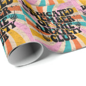 anxiety club member geschenkpapier (Rolleneckpunkt)