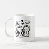Anxiety Humor For Women With Overstimulation Kaffeetasse (Links)