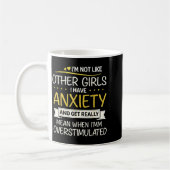 Anxiety Humor For Women With Overstimulation  Kaffeetasse (Links)