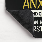 Anxiety Humor For Women With Overstimulation Mousepad (Ecke)