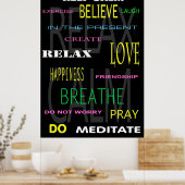 ANXIETY RELIEF PANEL POSTER (Küche)