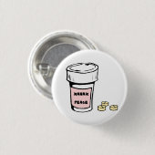 anxiety xanax peace button (Vorne & Hinten)