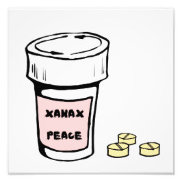 anxiety xanax peace fotodruck