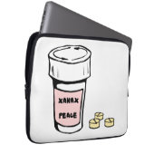 anxiety xanax peace laptopschutzhülle (Vorne Rechts)